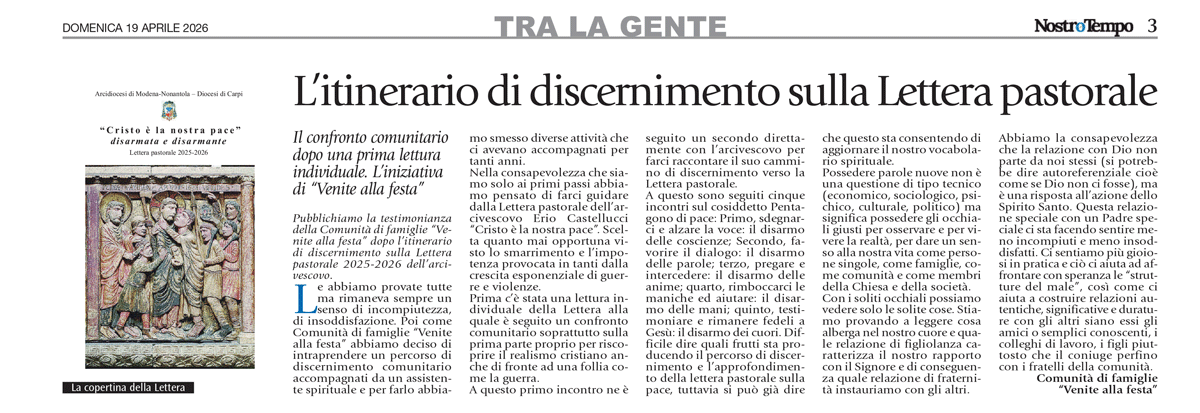 Nostro Tempo 20260419 3