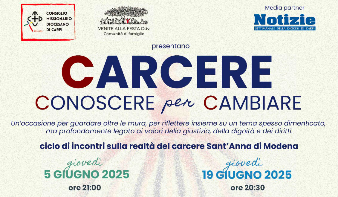 Due incontri per riflettere sulla realtà del carcere