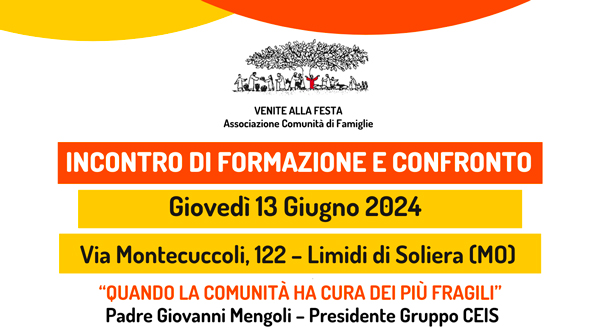 Settimana comunitaria 2024
